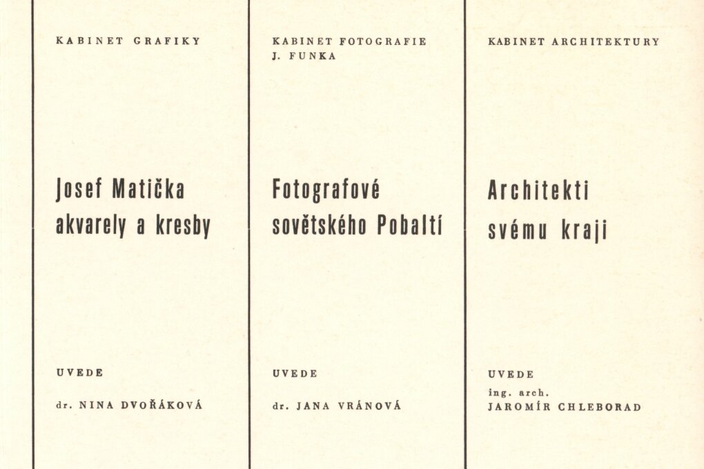 Fotografové sovětského Pobaltí (Gunar Binde, Egon Spuris, Peeter Tooming)